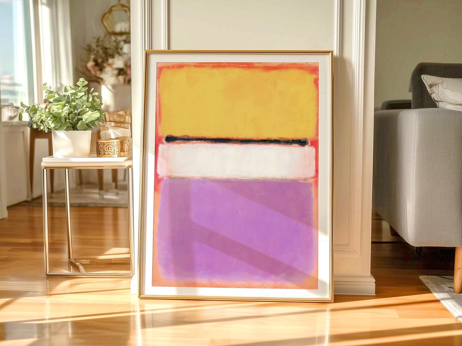 Mark Rothko White Center Art Print – Abstract – gallery wall art poster