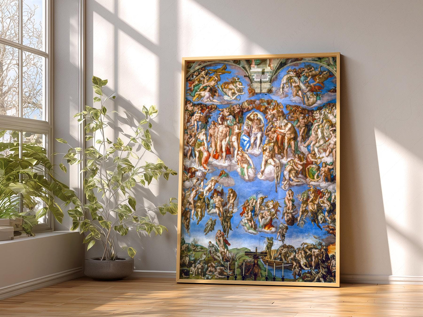 Michelangelo The Last Judgment Art Print – Renaissance – classic art print reproduction