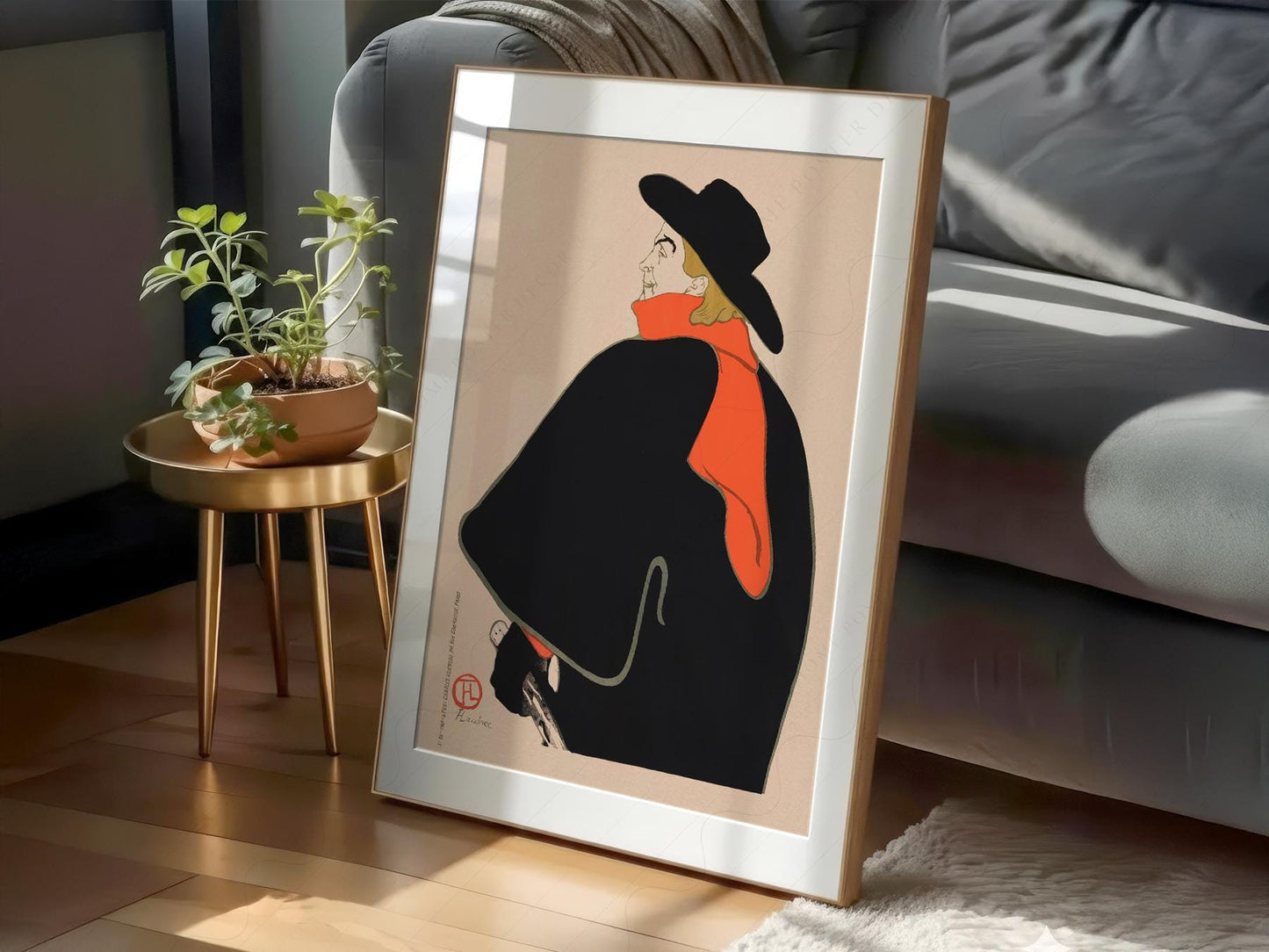 Toulouse-Lautrec Aristide Bruant Art Print – Vintage – archival paper art print