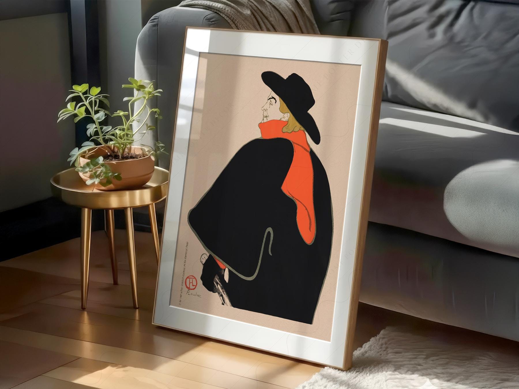 Toulouse-Lautrec Aristide Bruant Art Print – Vintage – archival paper art print