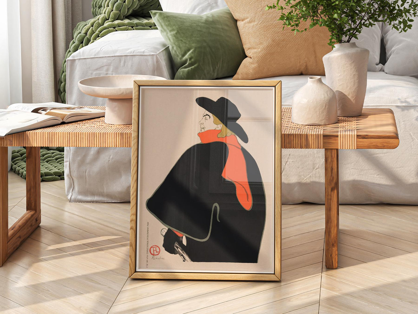 Toulouse-Lautrec Aristide Bruant Art Print – Vintage – fine art wall poster