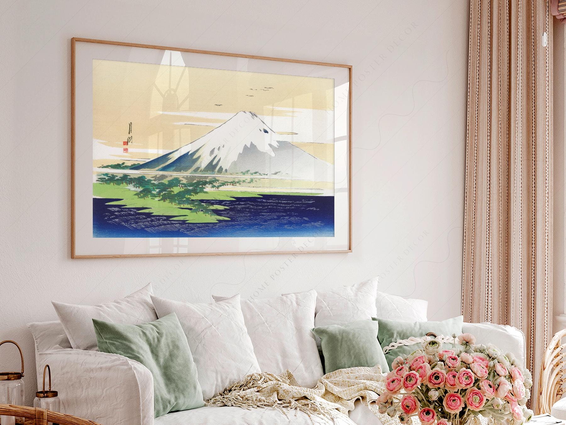 Ogata Gekkō Mount Fuji Art Print – Vintage Japanese – fine art print wall decor
