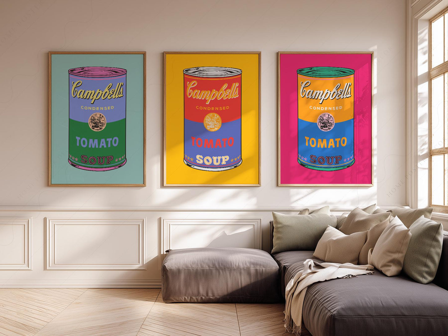 Andy Warhol Campbell's Soup Cans Print Set – Pop Art – classic art print reproduction