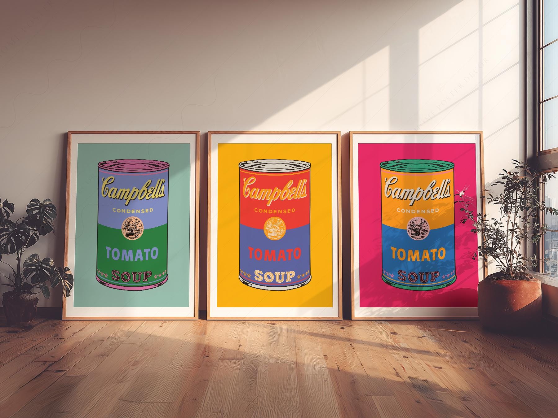 Andy Warhol Campbell's Soup Cans Print Set – Pop Art – fine art wall poster