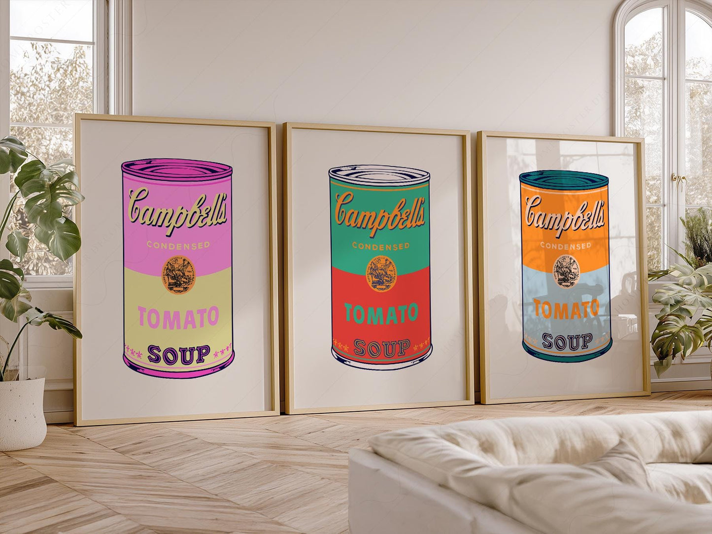 Andy Warhol Campbell's Soup Cans Print Set – Pop Art – museum quality art print