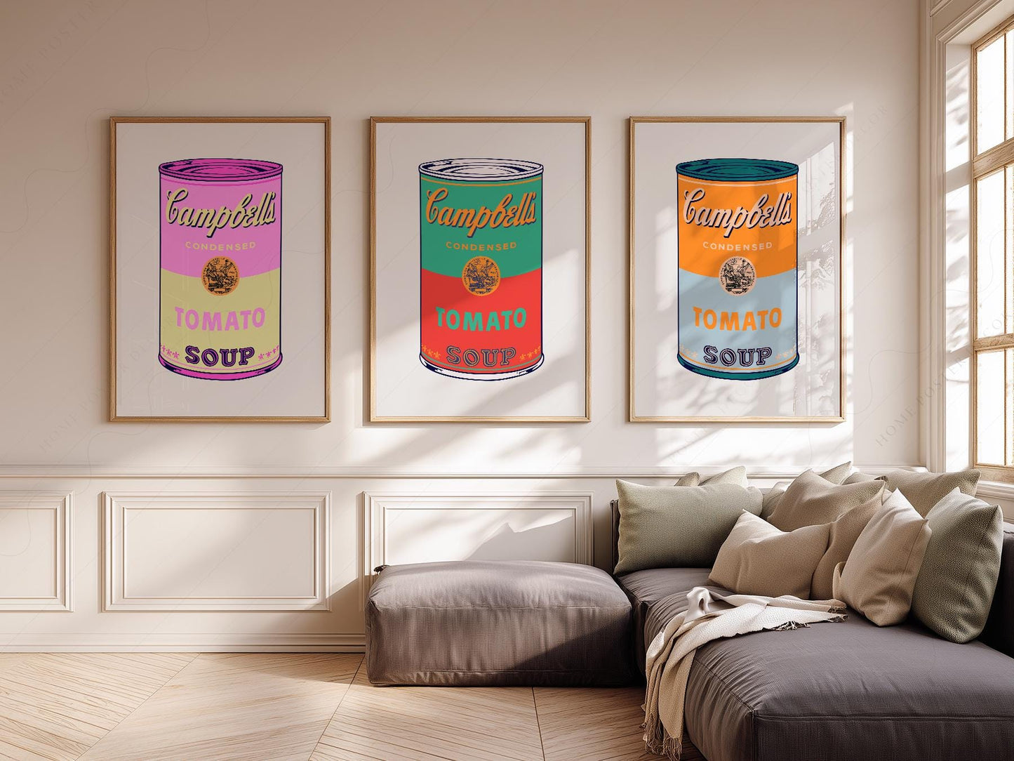 Andy Warhol Campbell's Soup Cans Print Set – Pop Art – fine art wall poster
