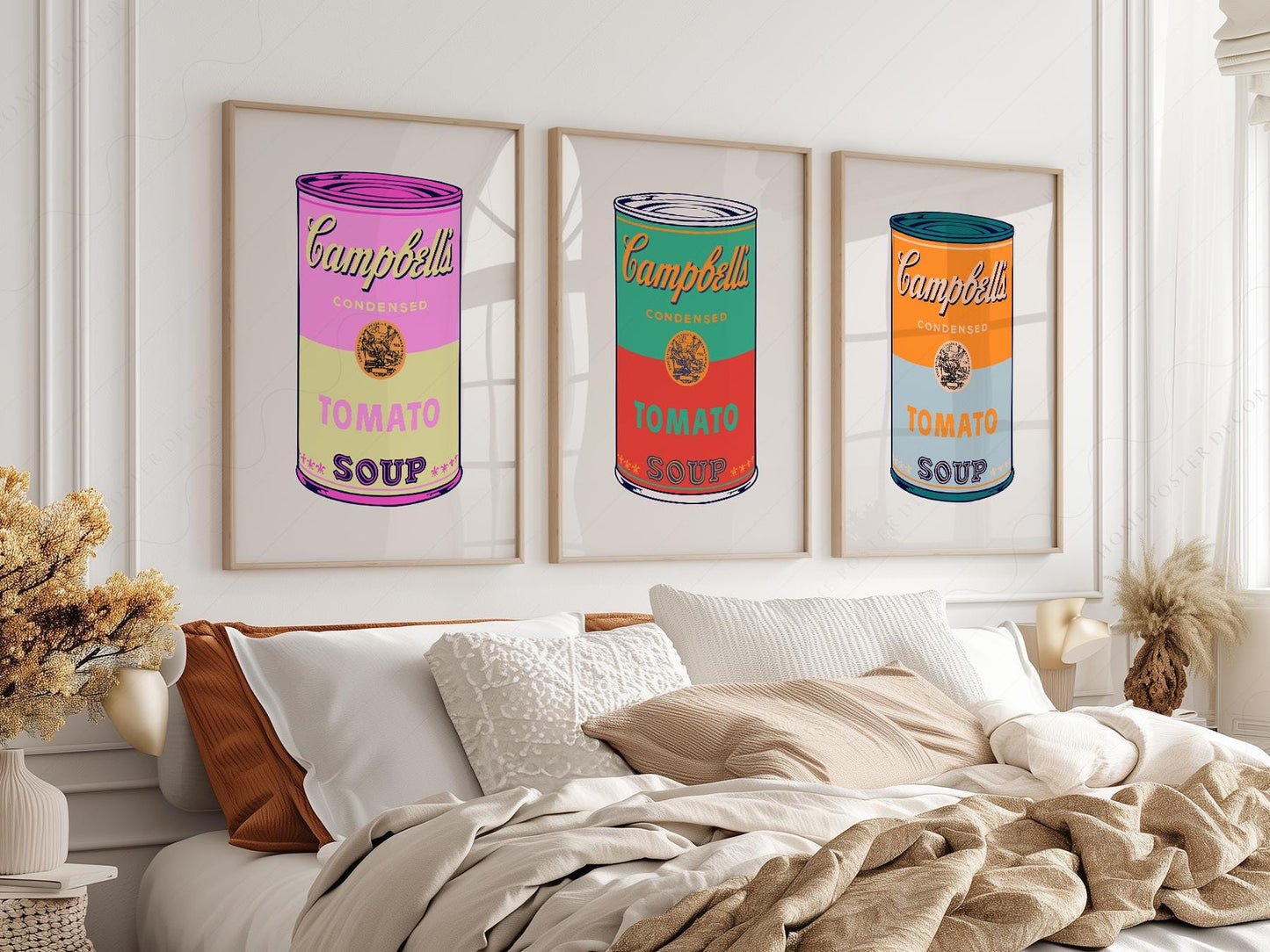 Andy Warhol Campbell's Soup Cans Print Set – Pop Art – archival paper art print