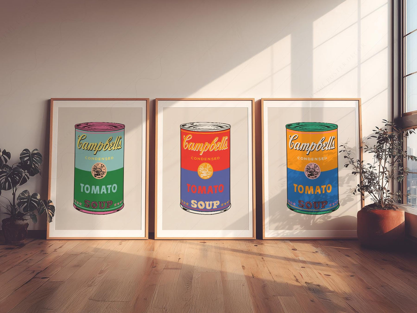 Andy Warhol Campbell's Soup Cans Print Set – Pop Art – fine art wall poster