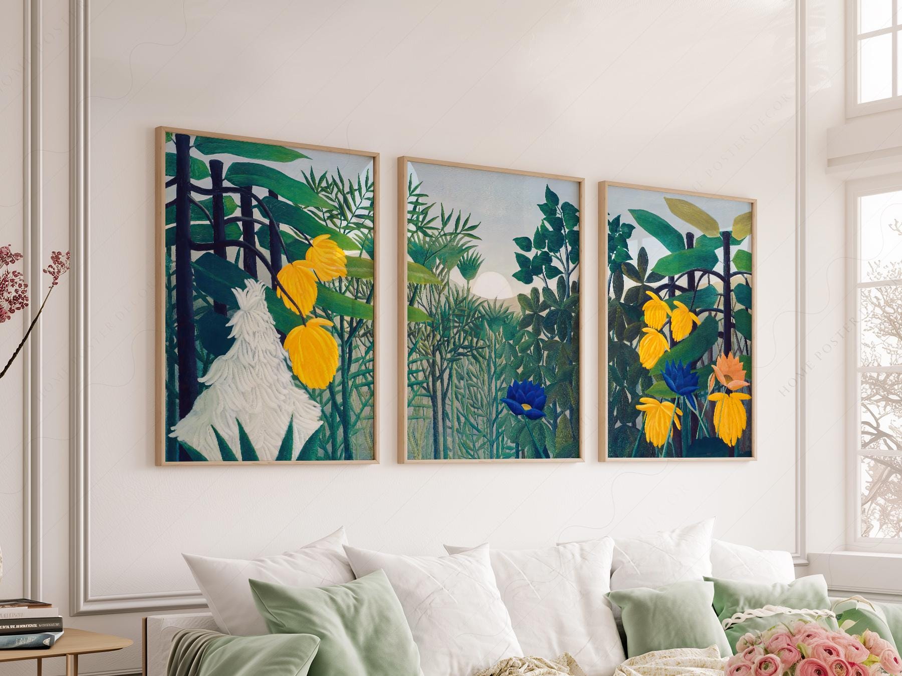Henri Rousseau The Repast of the Lion Print Set – museum quality art print