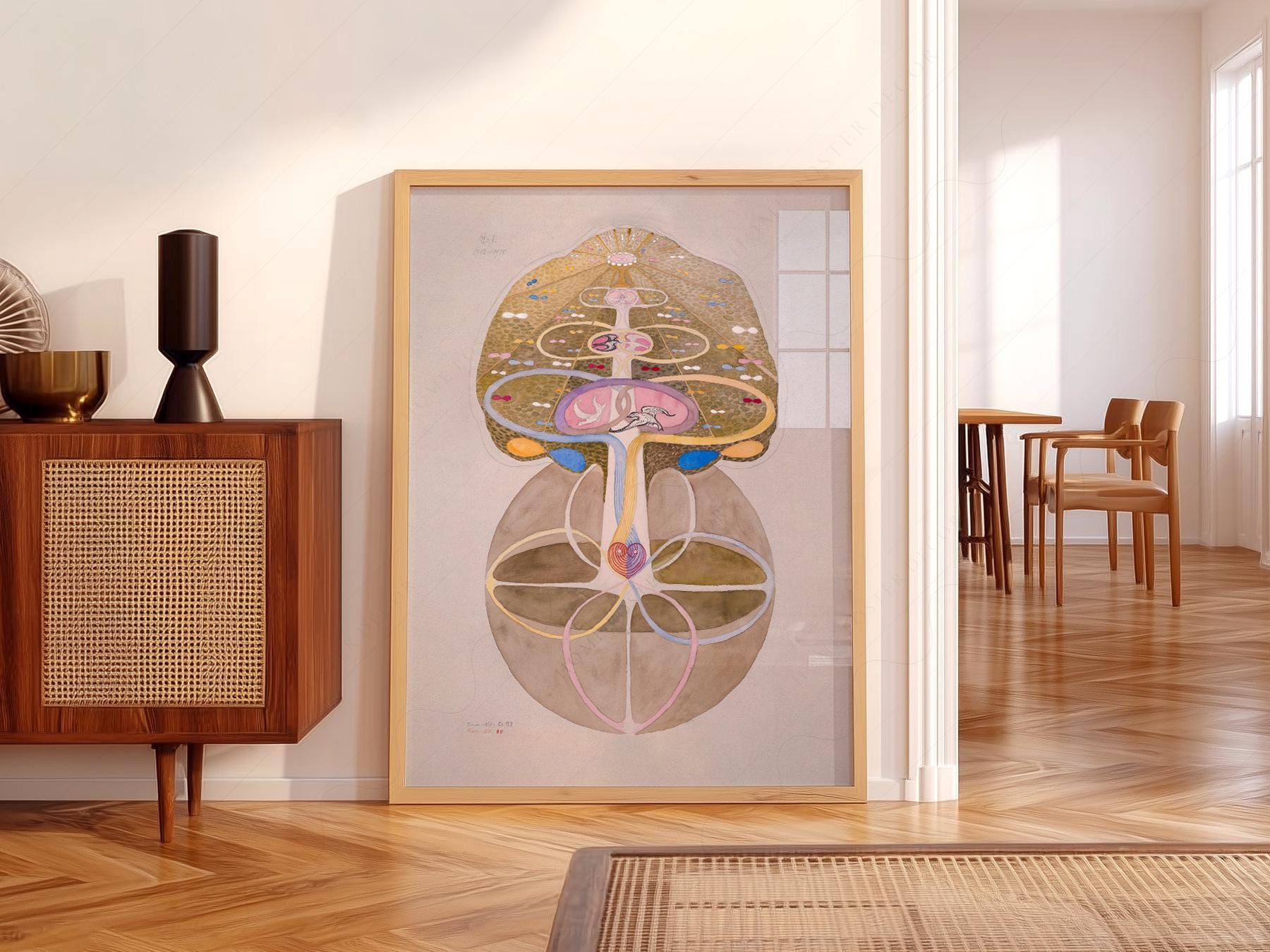 Hilma af Klint Tree of Knowledge Print – Mystical – gallery wall art poster