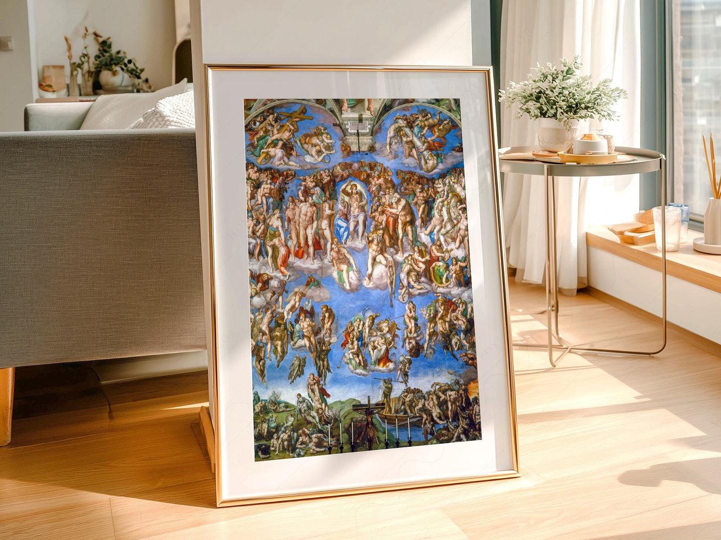 Michelangelo The Last Judgment Art Print – Renaissance – fine art wall poster