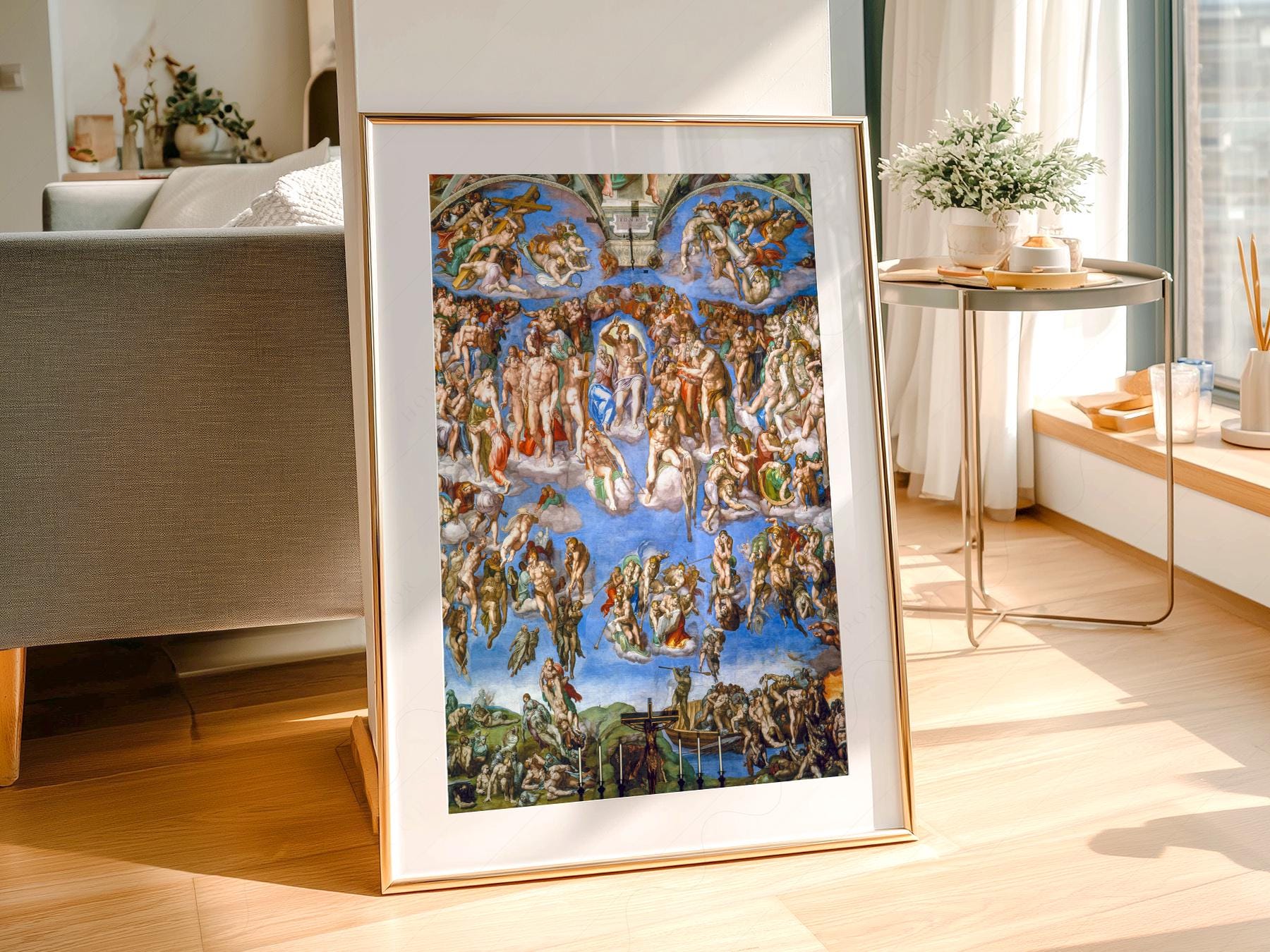 Michelangelo The Last Judgment Art Print – Renaissance – fine art wall poster