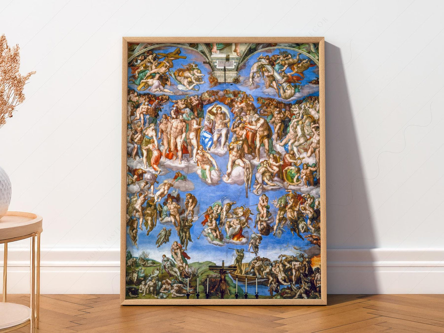 Michelangelo The Last Judgment Art Print – Renaissance – art poster for living room