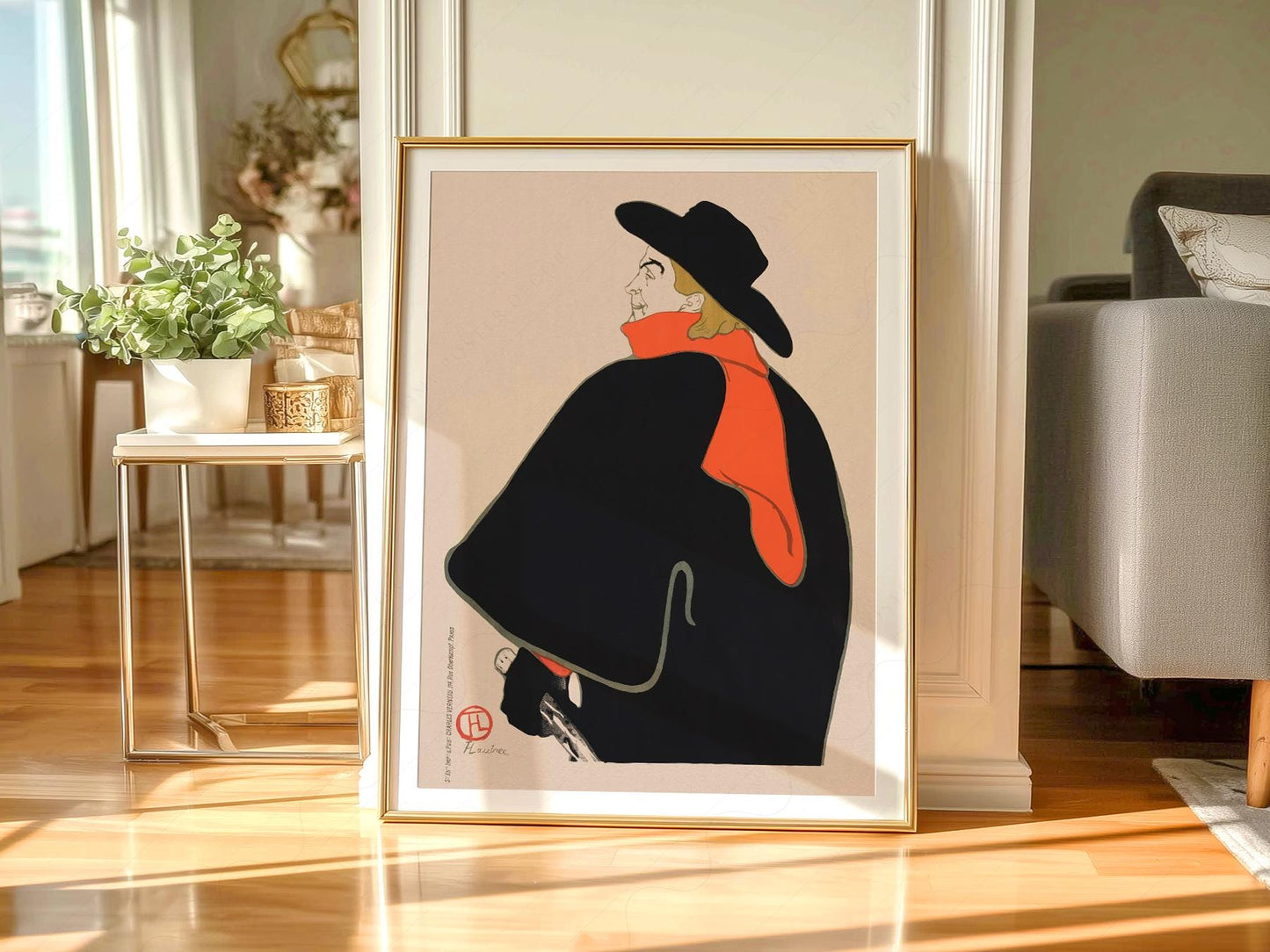 Toulouse-Lautrec Aristide Bruant Art Print – Vintage – gallery wall art poster