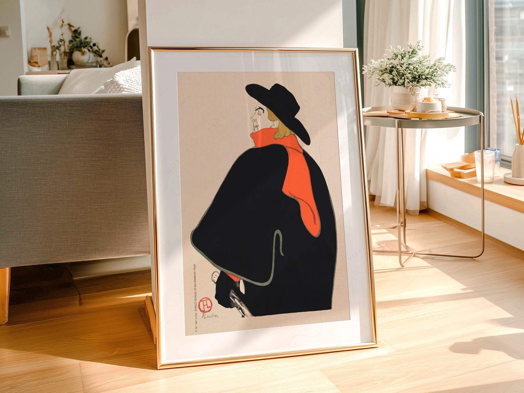 Toulouse-Lautrec Aristide Bruant Art Print – Vintage – classic art print reproduction