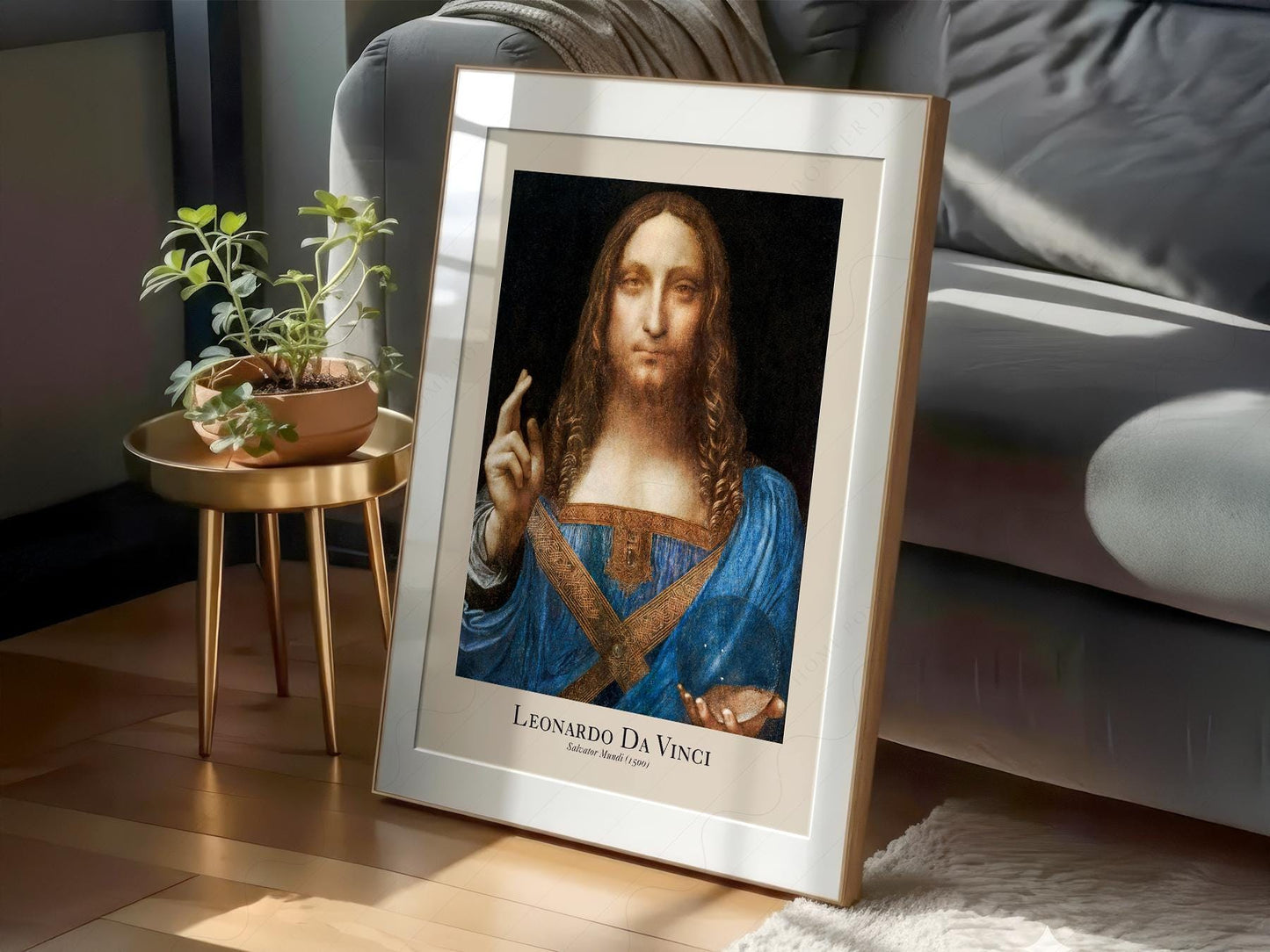 Leonardo da Vinci Salvator Mundi Art Print – archival paper art print