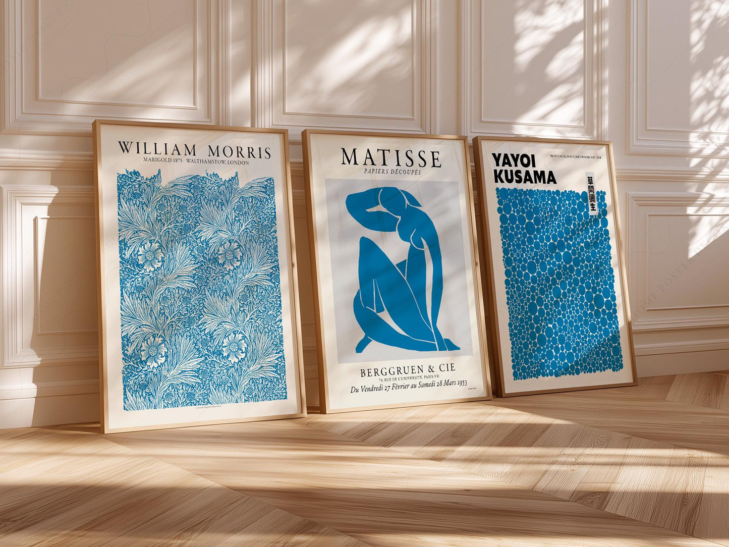 Matisse William Morris Kusama Blue Print Set – Gallery – archival paper art print