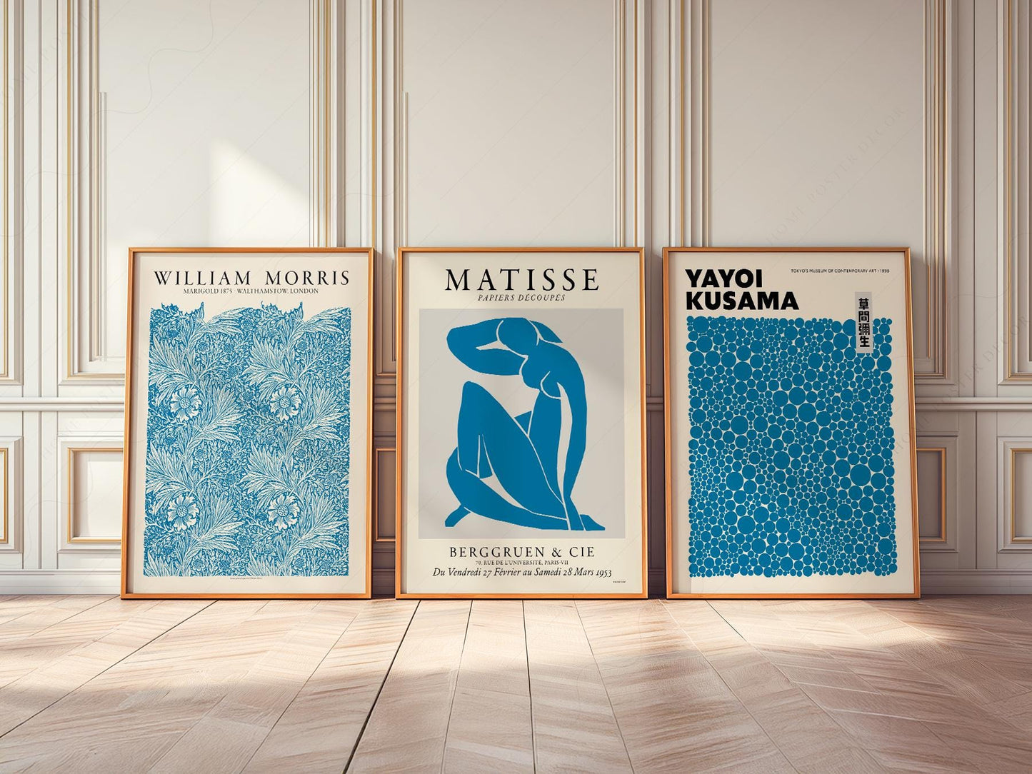 Matisse William Morris Kusama Blue Print Set – Gallery – high quality art print