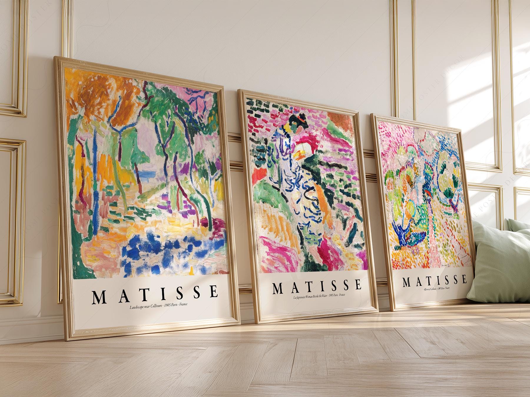 Henri Matisse Gallery Wall Set of 3 Prints – Colorful – archival paper art print