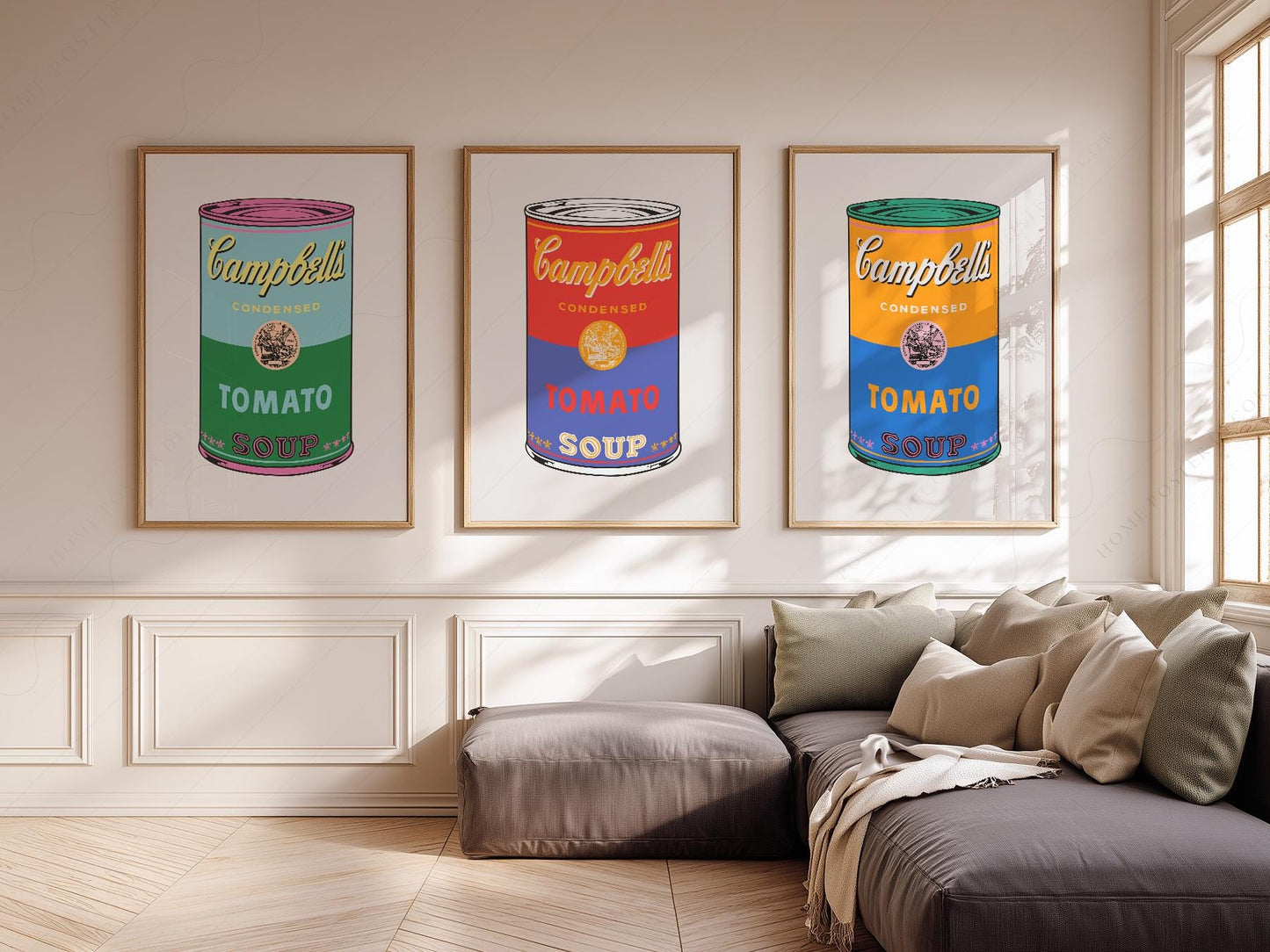 Andy Warhol Campbell's Soup Cans Print Set – Pop Art – archival paper art print