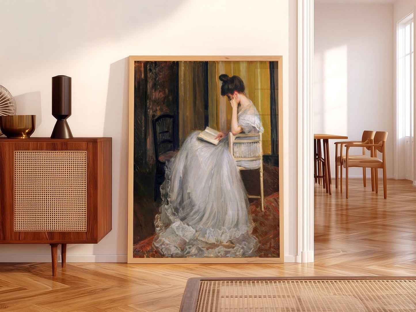 Jacques Émile Blanche The Reader Art Print – Dark – gallery wall art poster