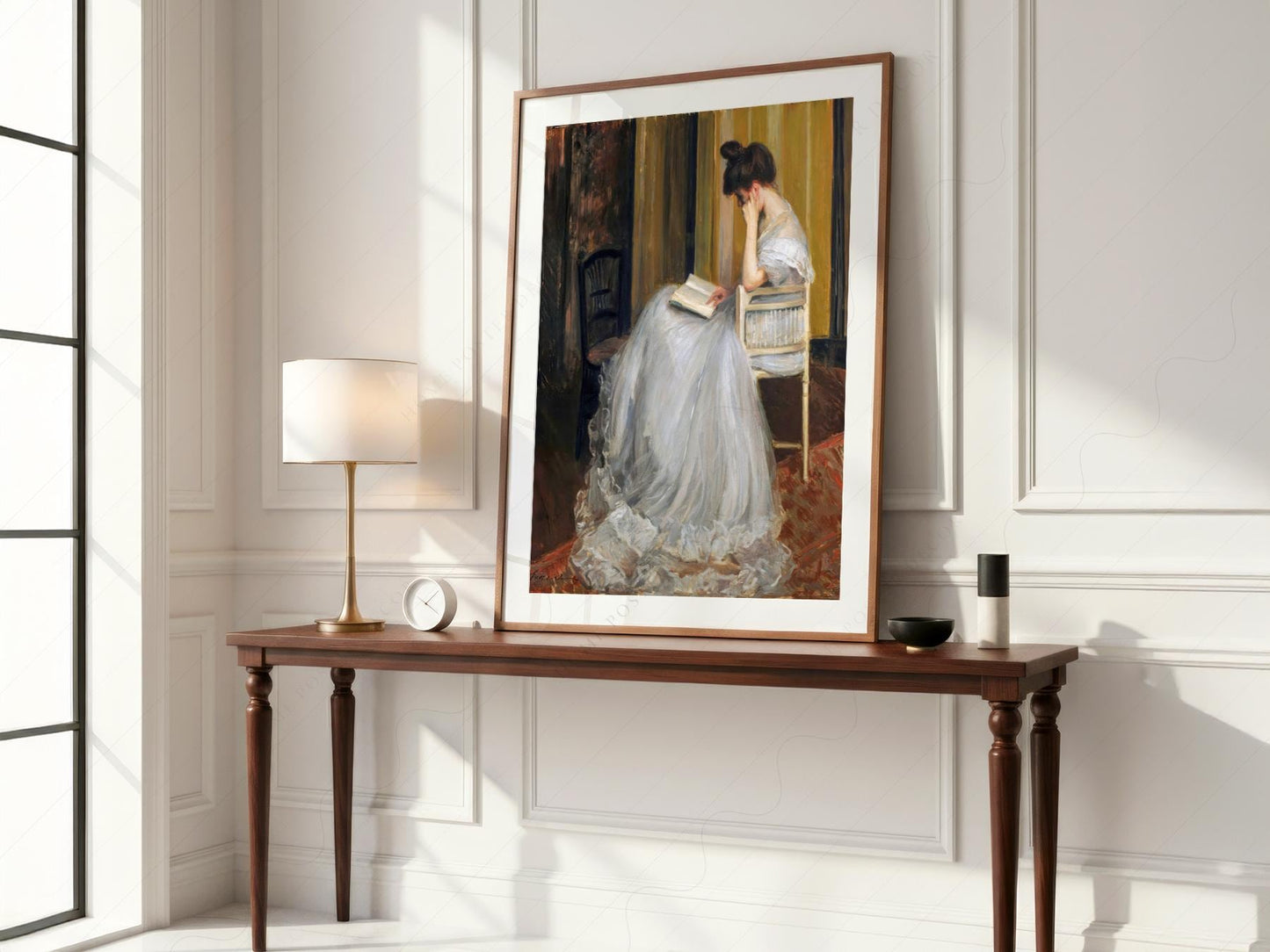 Jacques Émile Blanche The Reader Art Print – Dark – high quality art print