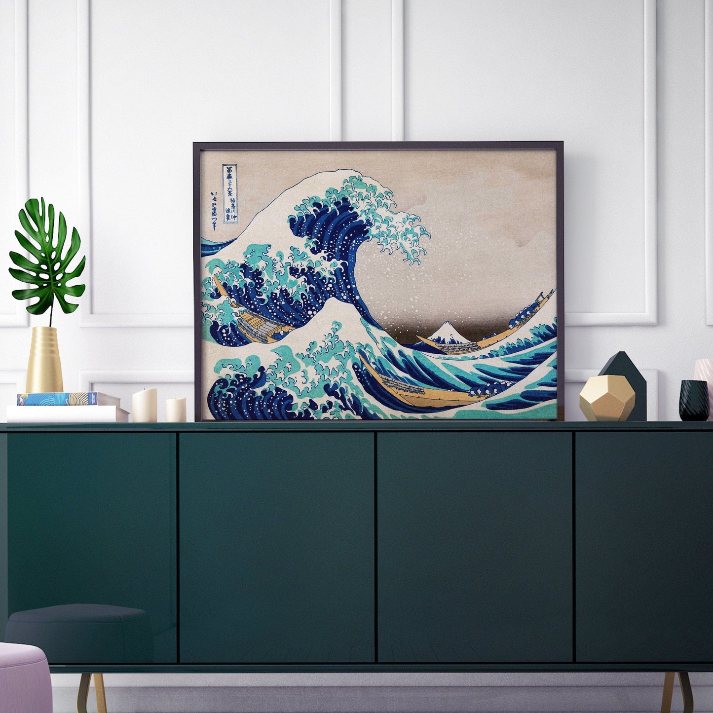 Home Poster Decor Katsushika Hokusai, The Great Wave off Kanagawa, Vintage illustration, Japanese Painting, Vintage Nature, HIGH Quality Archival Paper