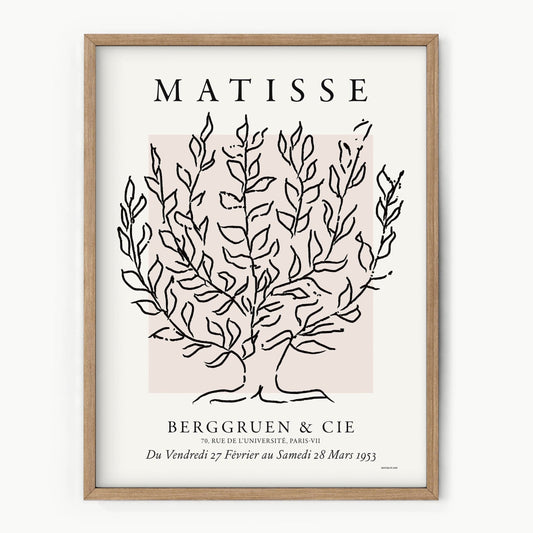 Home Poster Decor Le Platane by Henri Matisse, Neutral Wall Decor, Modern Art, 20th Century