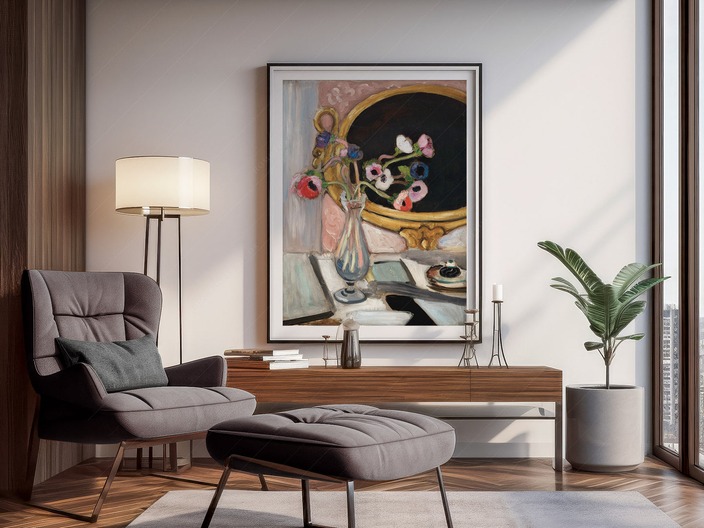 Henri Matisse, Black Mirror Print, Fine Art Print