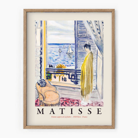 Henri Matisse - Femme auprès de la fenêtre or Woman By The Window