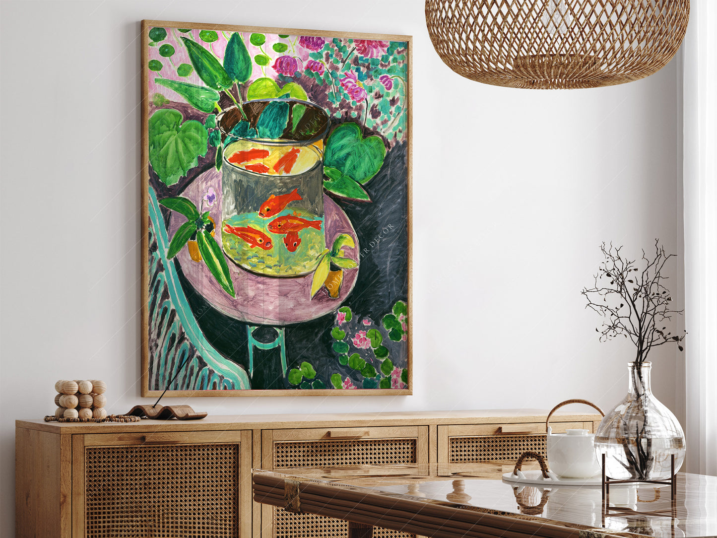 Henri Matisse, The Goldfish Bowl, Fine Art Print