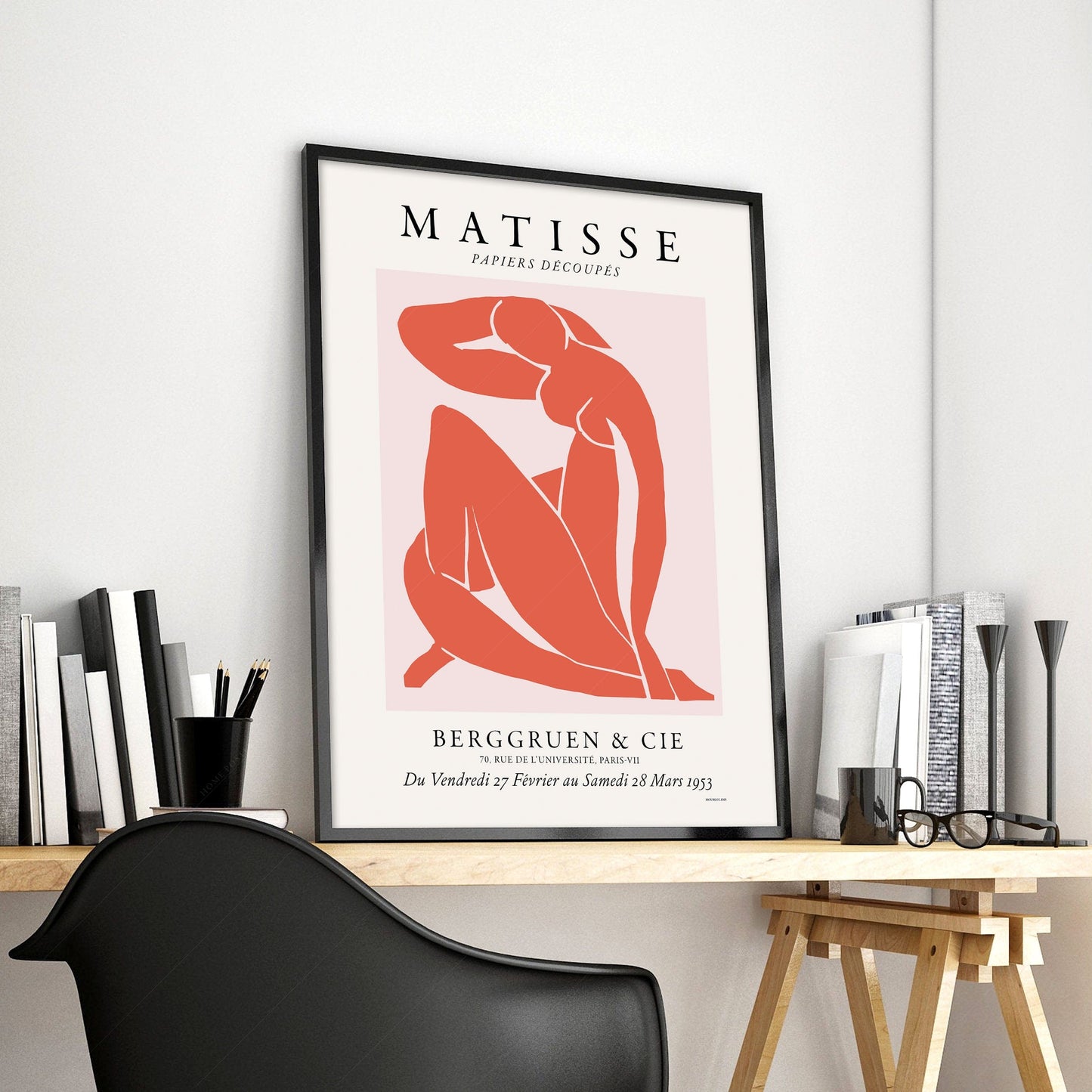 Home Poster Decor Matisse Print, Henri Matisse Poster, Matisse blue nude, Female Nude, Line Art, Woman Abstract Art,Anniversary Gift up to 60x90cm, 24x36"