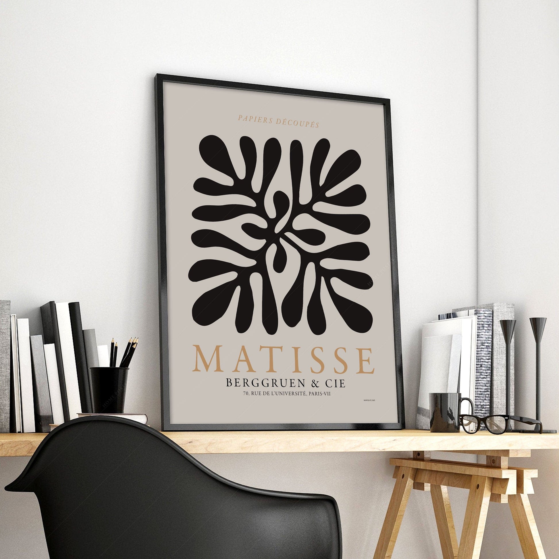 Home Poster Decor Matisse The Cut Outs, Mid Century Modern,