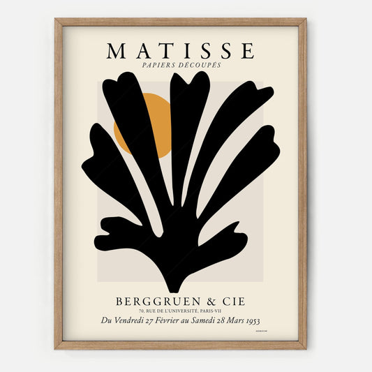 Home Poster Decor Matisse The Cut Outs, Mid Century Modern,