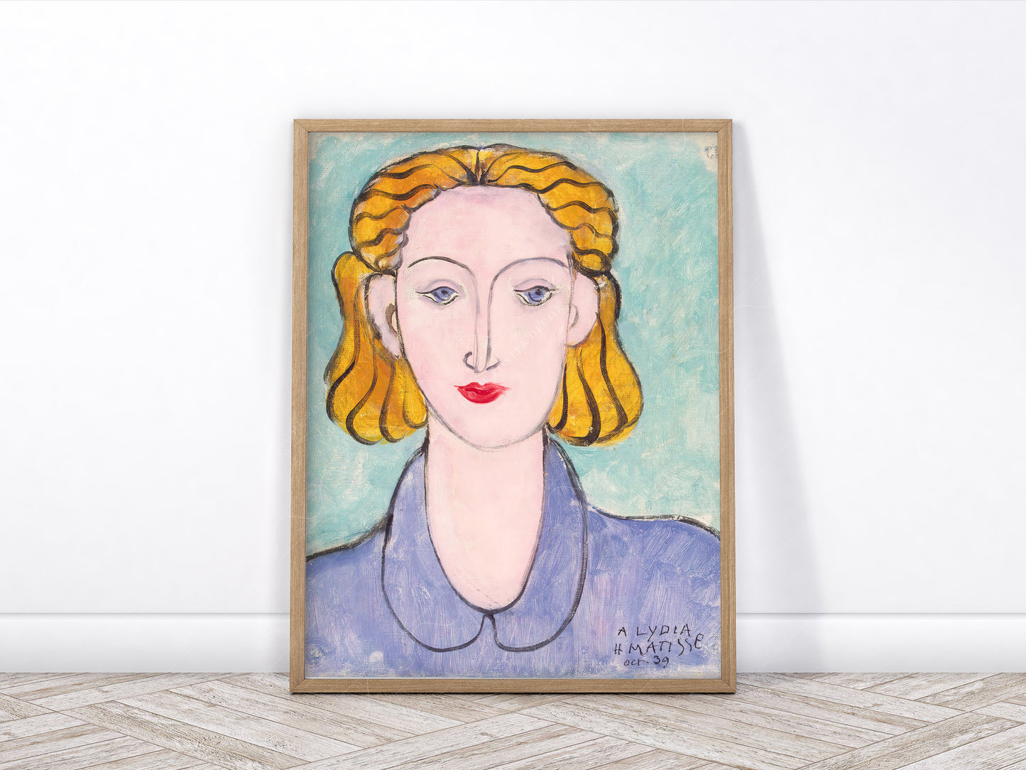 Henri Matisse, Young Woman in a Blue Blouse, Fine Art Print