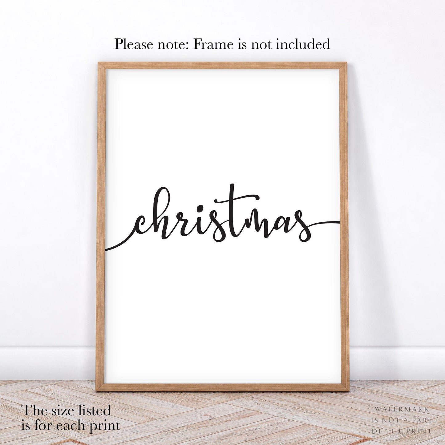 Home Poster Decor Set of 3 Merry Christmas Sign, Christmas Wall Decor, Christmas Quote, Christmas Tree, Christmas Decoration, Christmas Message, Set of 3, Party Decor