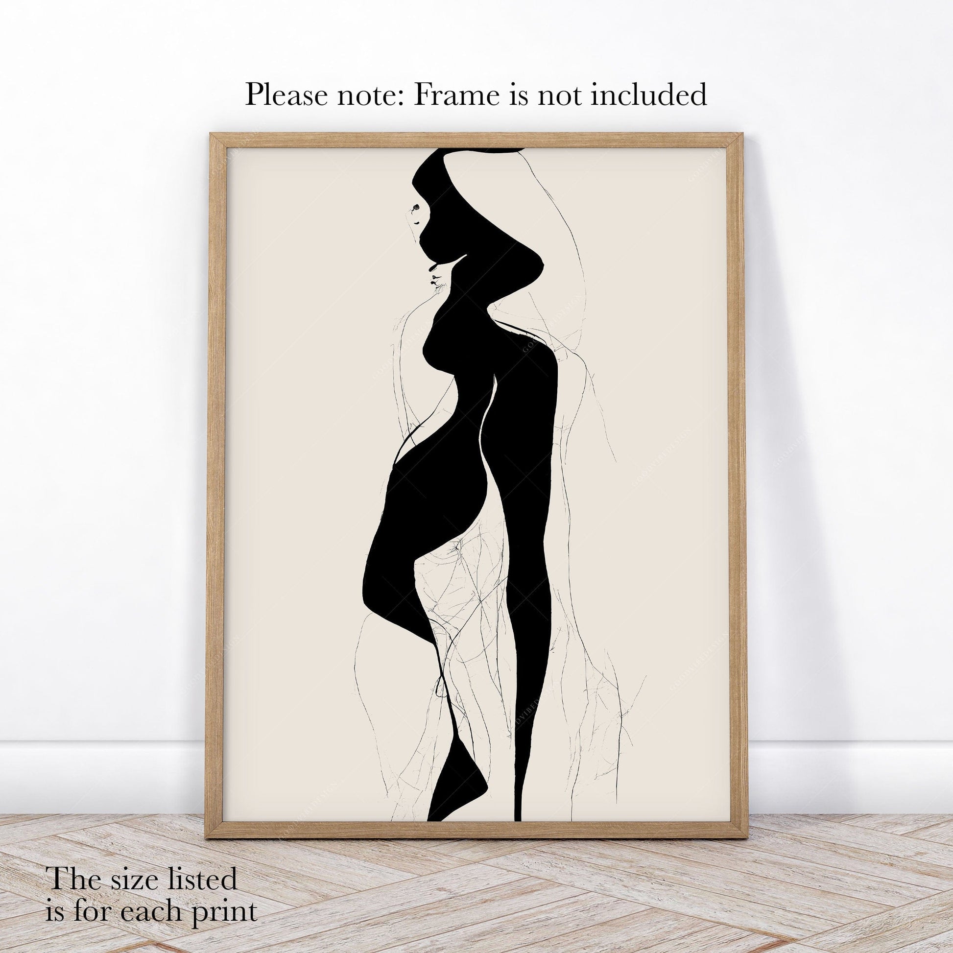 Home Poster Decor Set of 3 Minimalist Gallery Wall, One Line Drawing, Female Body, Set of 3 Print, Modern Home Decor, Bedroom Wall Decor, Above Bar, Living Room Decor
