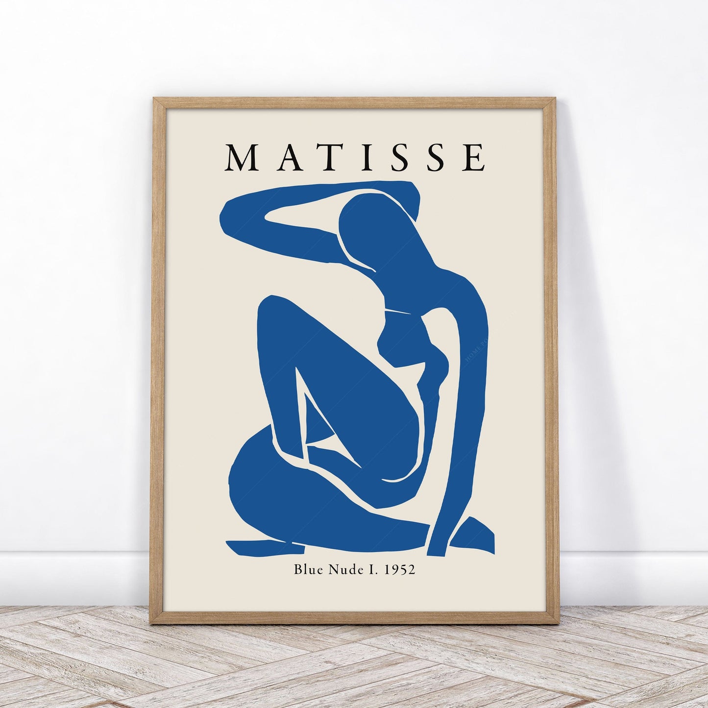 Home Poster Decor Nude Blue by Henri Matisse, Minimalist Wall Art, Mid Century Modern