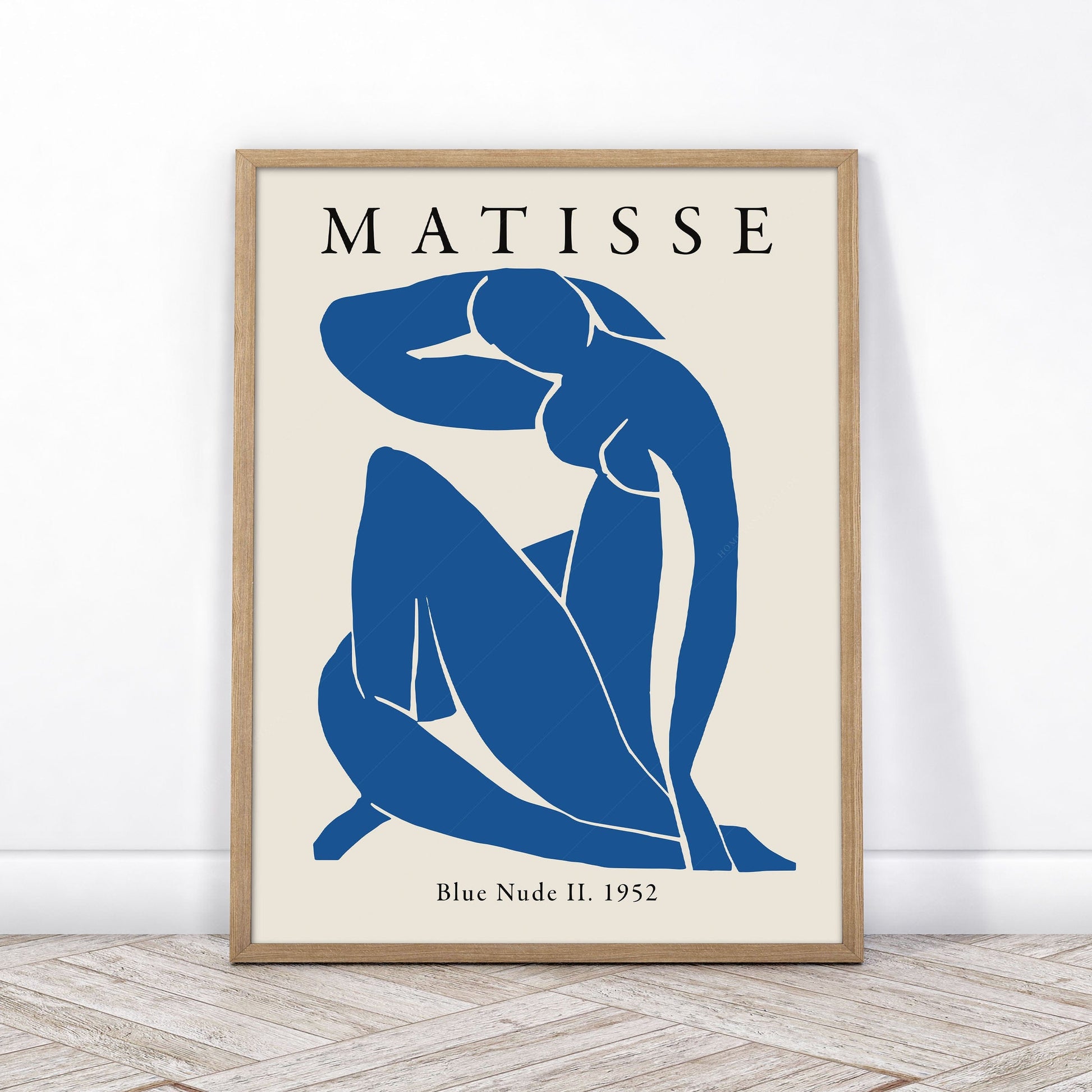 Home Poster Decor Nude Blue by Henri Matisse, Minimalist Wall Art, Mid Century Modern