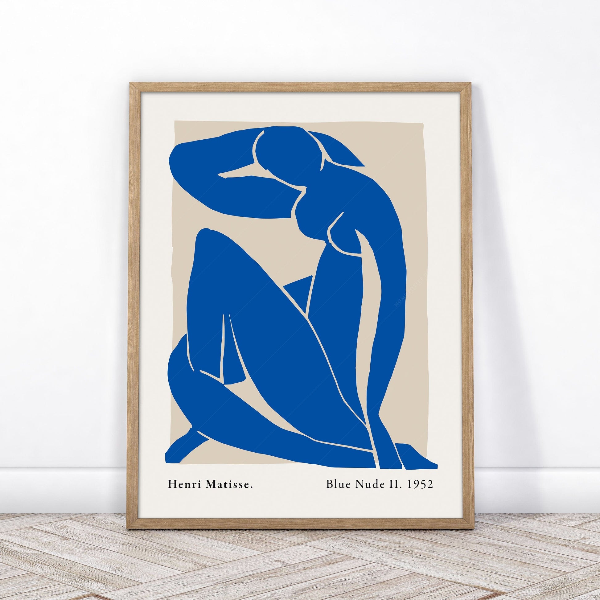 Home Poster Decor Nude Blue by Henri Matisse, Minimalist Wall Art, Mid Century Modern