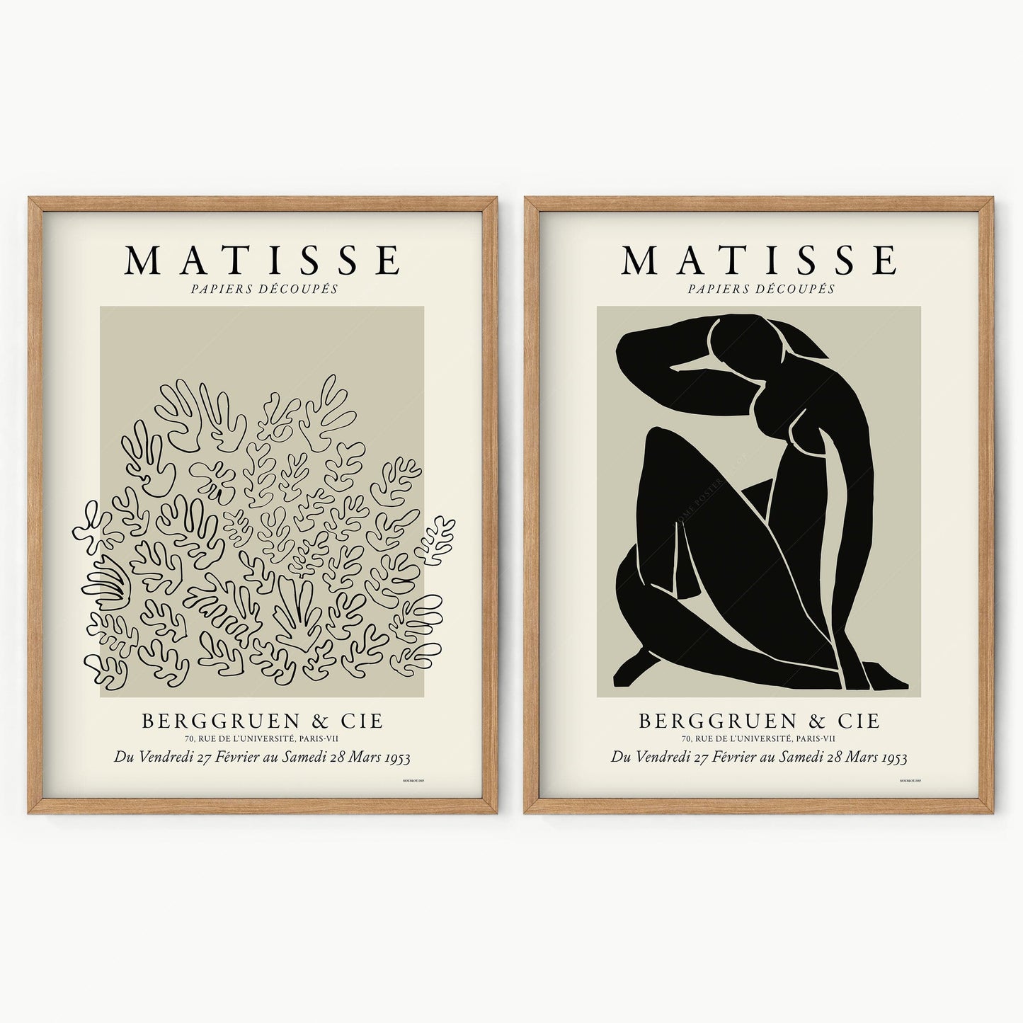 Home Poster Decor Nude Blue by Henri Matisse, Minimalist Wall Art, Mid Century Modern