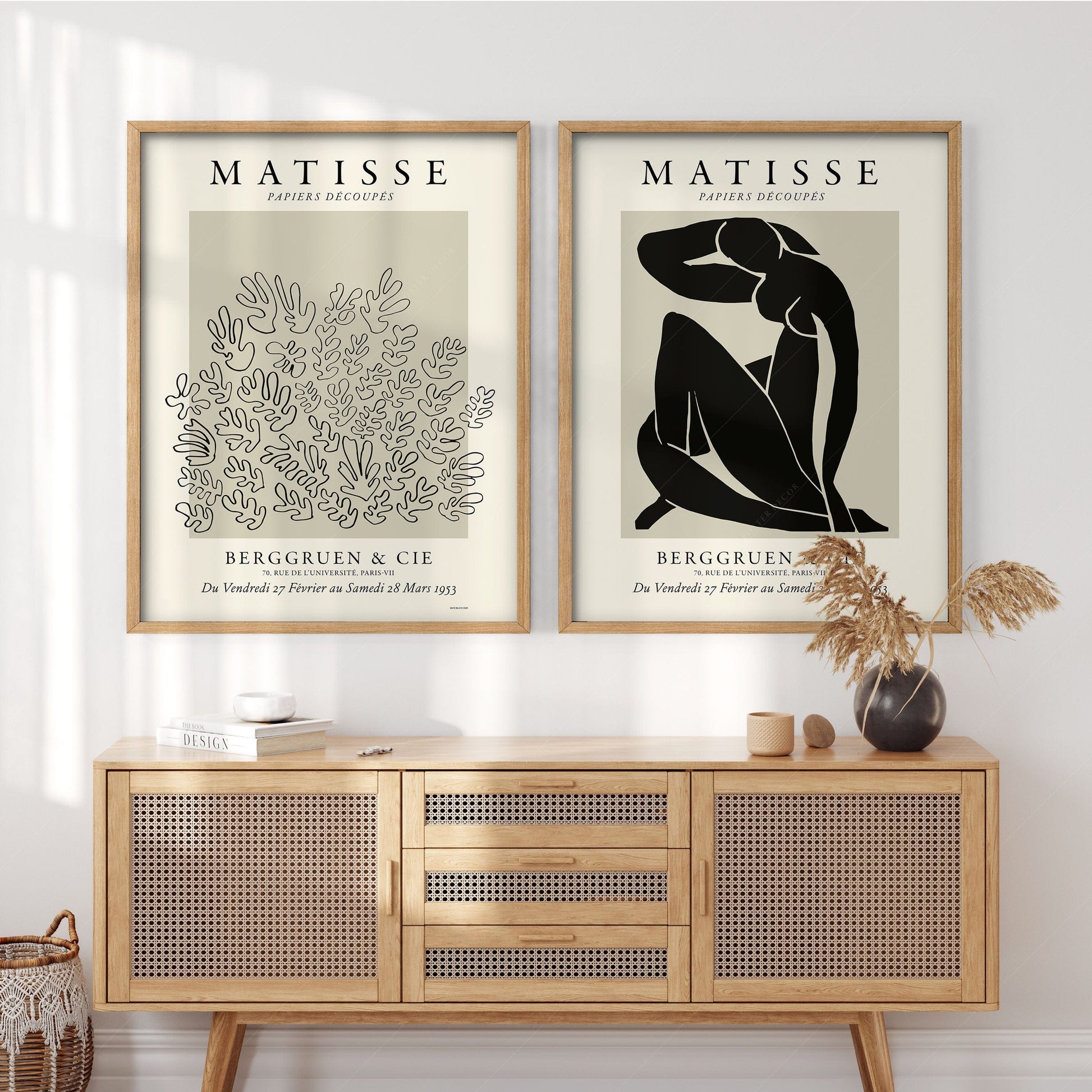 Home Poster Decor Nude Blue by Henri Matisse, Minimalist Wall Art, Mid Century Modern