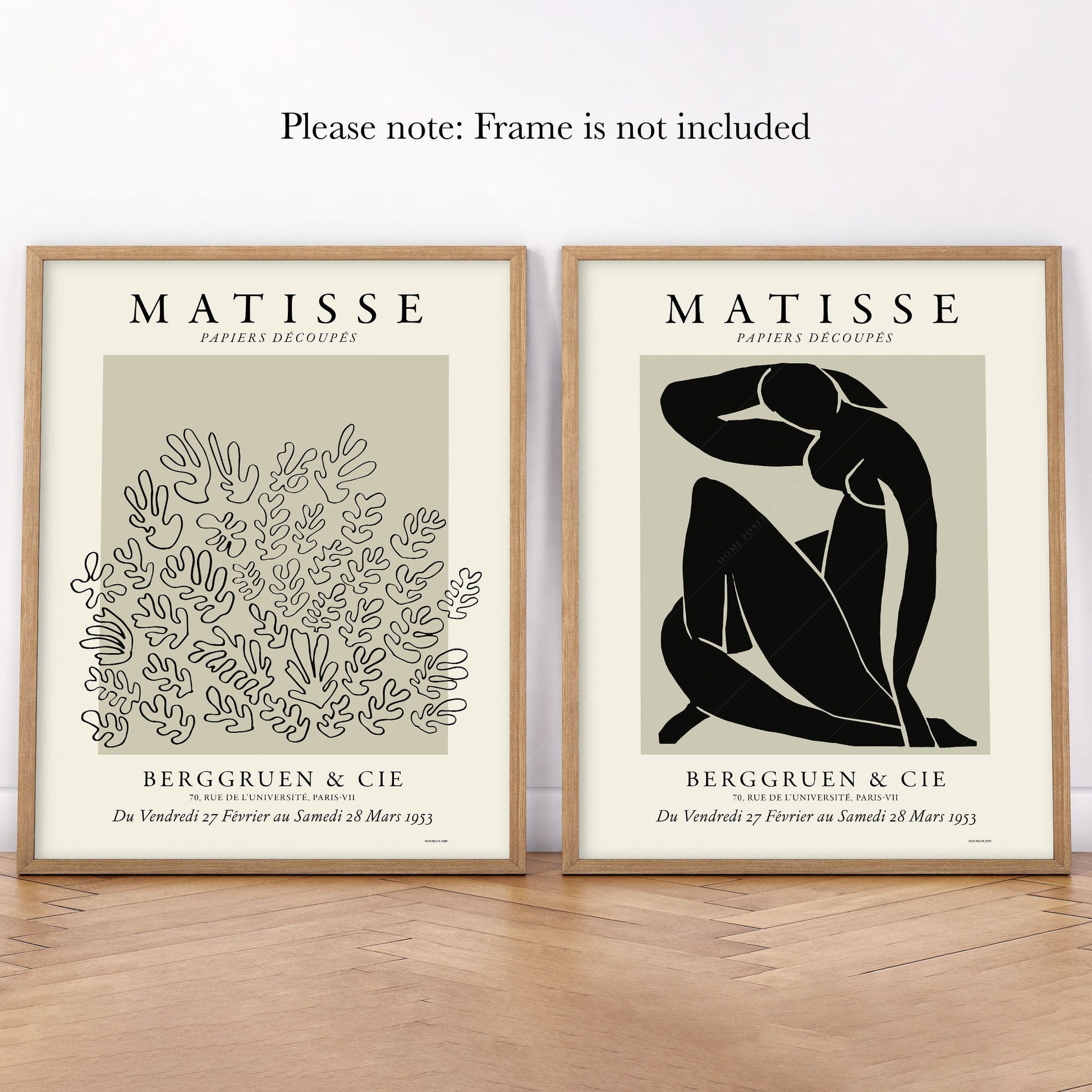 Home Poster Decor Nude Blue by Henri Matisse, Minimalist Wall Art, Mid Century Modern