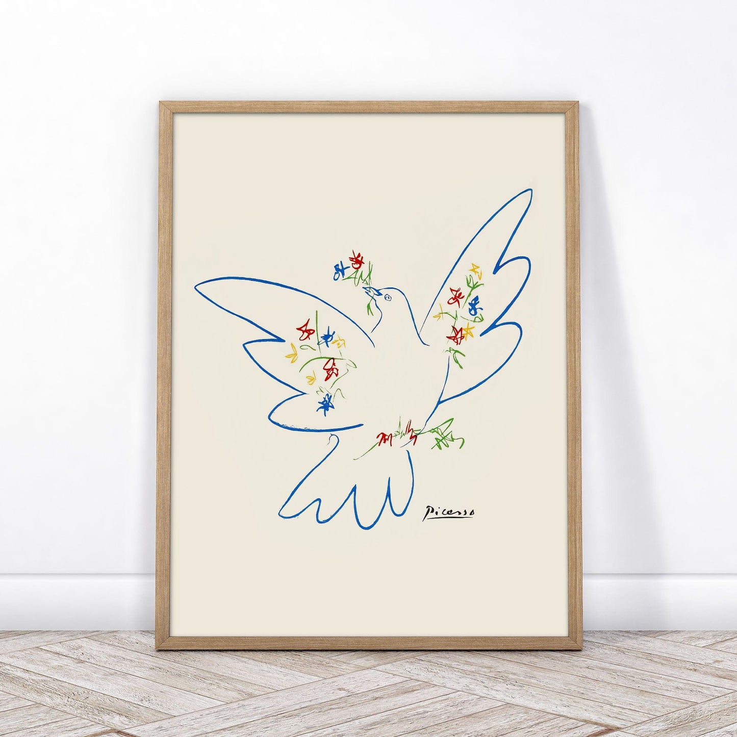 Home Poster Decor Single Pablo Picasso Home Decor, Museum Quality Prints, Dove of Peace