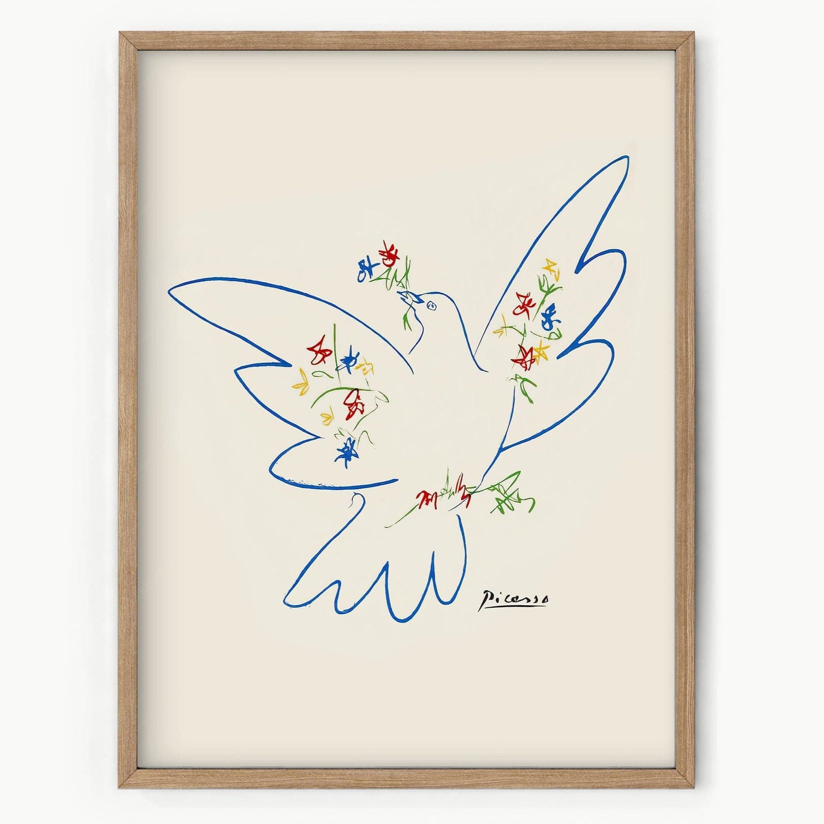 Home Poster Decor Single Pablo Picasso Home Decor, Museum Quality Prints, Dove of Peace