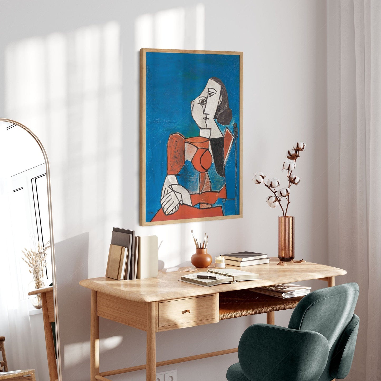 Home Poster Decor Single Pablo Picasso Home Decor, Museum Quality Prints, Femme