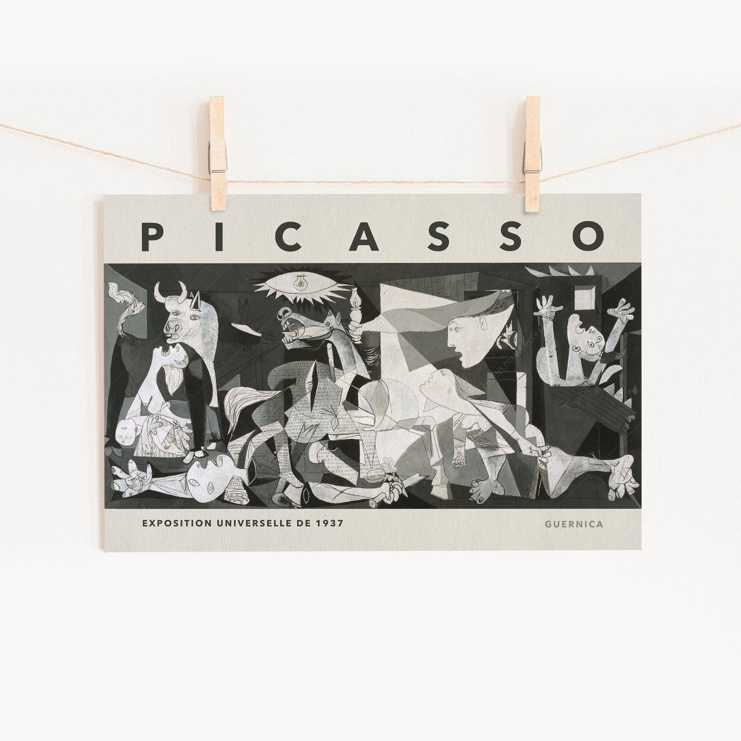 Home Poster Decor Single Pablo Picasso Home Decor, Museum Quality Prints, Guernica