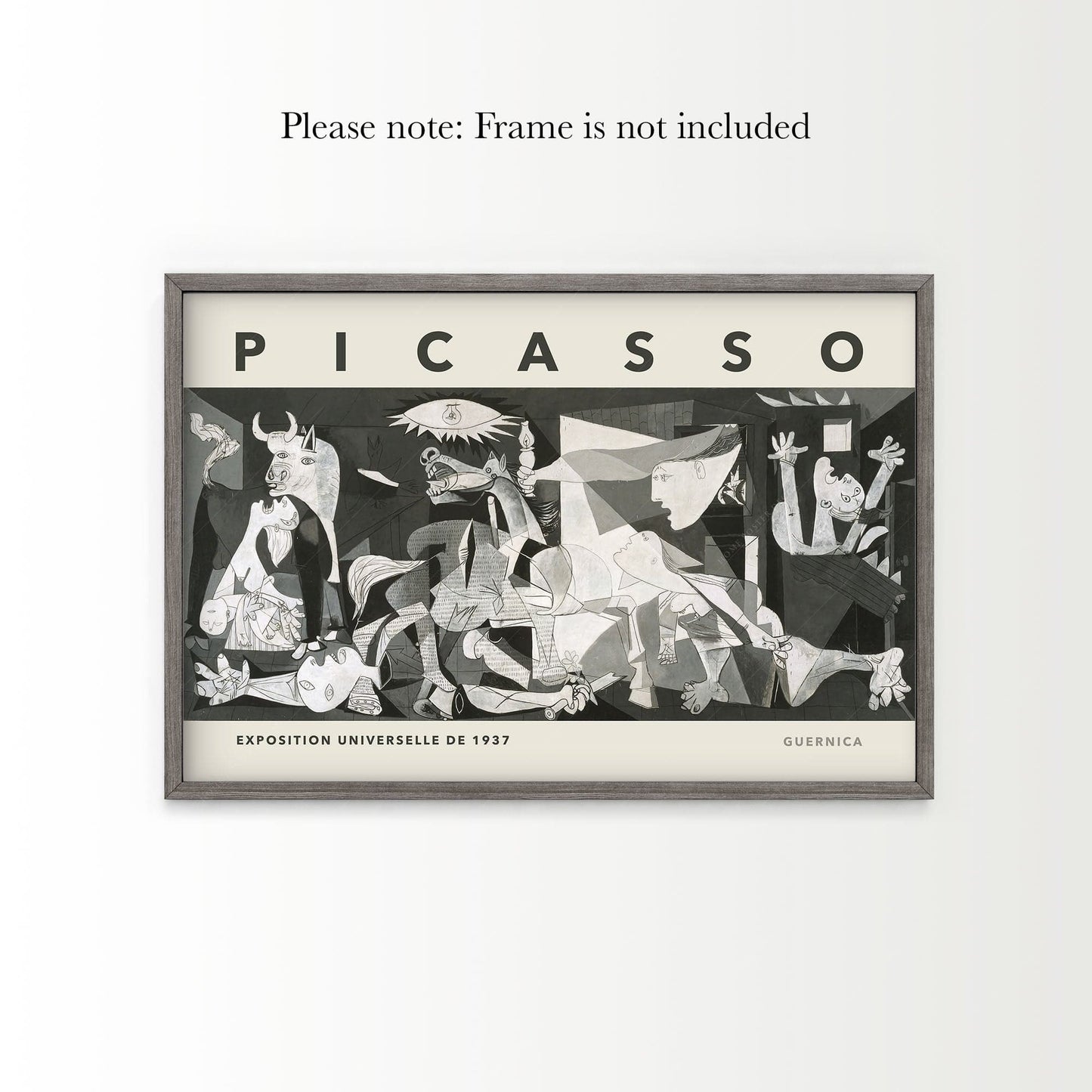 Home Poster Decor Single Pablo Picasso Home Decor, Museum Quality Prints, Guernica