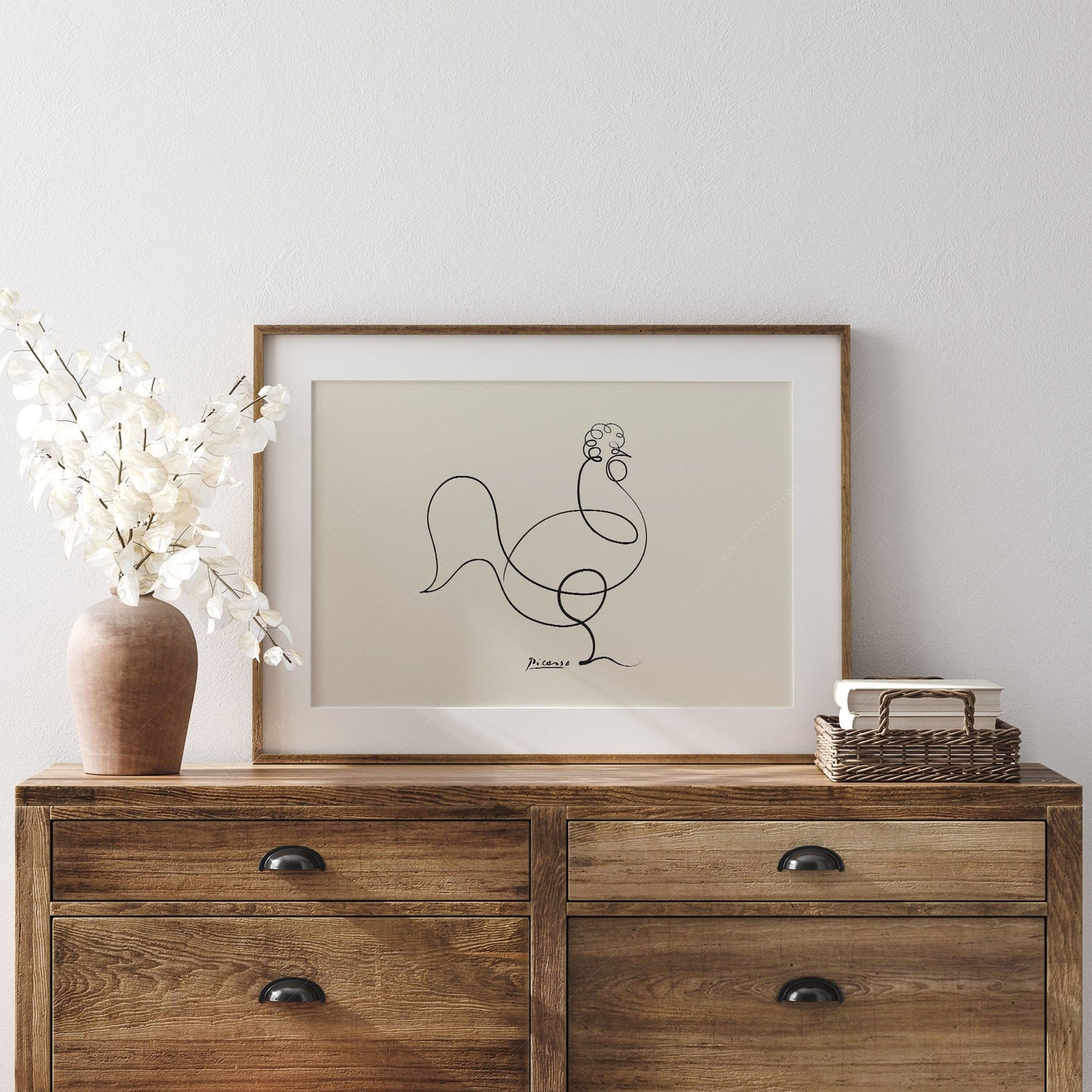 Home Poster Decor Single Pablo Picasso Home Decor, Museum Quality Prints, Le Coq, Rooster