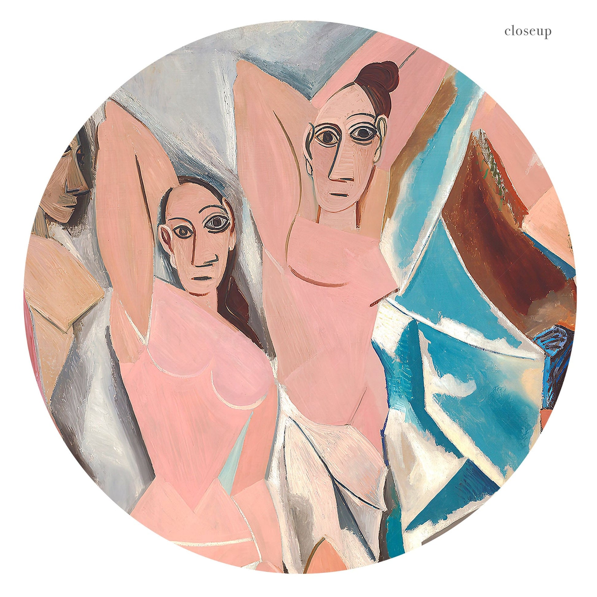 Home Poster Decor Single Pablo Picasso Home Decor, Museum Quality Prints, Les Demoiselles d'Avignon